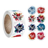 10 PCS Thank You Self-adhesive Rainbow Sticker Envelope Seal With Wedding Decoration Label, A-173 Stickers