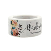 10 PCS Thank You Flower Sticker Gift Wrap Sealing Sticker, A-415, A-416, A-417