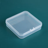 20 PCS Square Plastic Box With Cover Transparent Storage Box PP Parts Tool Box Electronic Component Accessories Box, 20 PCS Square