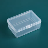 20 PCS Rectangular Plastic Box Transparent Parts PP Storage Box With Cover, 20 PCS Rectangular