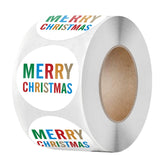 LG-210730-38-005 Christmas Sticker Gift Tags In Rolls With Colorful Letters, LG-210730-38-005