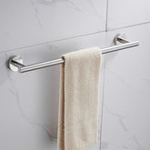 304 Stainless Steel With Grooved Bathroom Pendant Bathroom Shelf,Style:, Wire Drawing Single Rod 40cm, Wire Drawing Towel Ring, Wire Drawing Hook, Paper Towel Holder A, Paper Towel Holder B, Vertical Single Rod, Black Cloth Hook