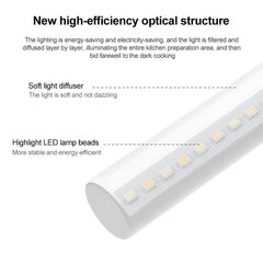 DMK-025 Smart Cabinet Lamp Kitchen Mirror Front Light, Touch + Human Body Induction, Hand Scan Timing, Hand Sweep Clock