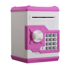 Password Safe Deposit Box Children Automatic Savings ATM Machine Toy, Black Red, White Blue, White Pink, Tyrant Gold, Silver, Red, Blue White, White Red, Rose Red, Panda, Reddish Black, Green, Red&Black