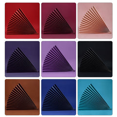 69x39cm Photo Props Hard Cardboard Folding Fan Photography Background Folded Paper