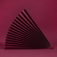 69x39cm Photo Props Hard Cardboard Folding Fan Photography Background Folded Paper