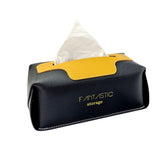 SJM0041 Car PU Paper Tissue Box Hotel Napkin Paper Box Toilet Paper Box