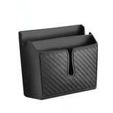DM-020 Car Sticky Carbon Fiber Storage Bag Car Mobile Phone Storage Box Small, Small, Large