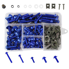 177 PCS/ Box Motorcycle Modification Accessories Windshield Cover Set Screw, Black, Red, Gold, Blue, Silver, Green