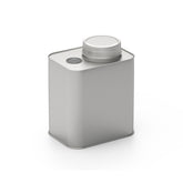 Square Tinplate Metal Sealed Cans Coffee Bean Powder Tin Cans, Specification: With Air Valve, With Air Valve, Without Air Valve