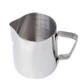 Inner Scale Pull Flower Cup Stainless Steel Milk Foam Cup Coffee Utensils, 350ml, 600ml