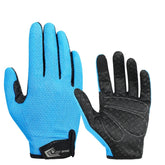 WEST BIKING YP0211223 Full-Finger Gloves For Cycling Shock Absorption Non-Slip Touch Screen Gloves, M, XL, L