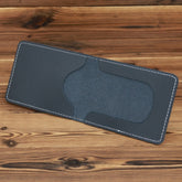 1063 Leather Driving License Holder Retro Wallet, Navy Blue, Dark Brown, Yellow Brown, Red Brown