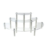 3-Layer Acrylic Cake Display Stand Cosmetic Display Stand, 2 PCS
