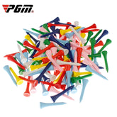 40 PCS PGM QT003 Golf TEE Golf Wooden Ball Holder, Random Color Delivery, 40PCS 42mm Holder, 40PCS 54mm Holder, 40PCS 70mm Holder, 40PCS 83mm Holder