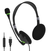 USB440 Universal USB Computer Cable Head Wearable Electricity Music Voice Headphones