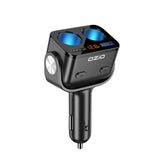 Ozio Car Charger Cigarette Lighter With USB Plug Car Charger, Y34Q 5.3A Black, Y48Q 6.5A Black