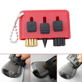 3 PCS Golf Multi-Function Cleaning Brush Portable Groove Slit Cleaning Brush, Brush Set Red, Brush Set Blue, Brush Set Black