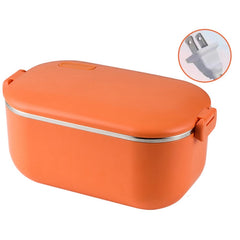 48W 1L 304 Stainless Steel Heating Lunch Box Can Be Plugged In, US Plug, 12V Car Plug, EU Plug, UK Plug