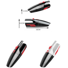 CS1016 120W Cordless Dry Wet Car Handheld Vacuum Cleaner With Light, Cordless with Light
