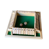 Parent-Child Four-Sided Flop Board Game, Green Velvet, Red Velvet, Brown Black Velvet, Four Color Velvet