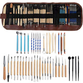 43 In 1 Clay Tool Combination Set with Storage Bag, 43 In 1 Clay Tool