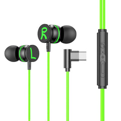 TS6600A USB-C / Type-C In-Ear Heavy Bass Wire Control Game Earphone, Cable Length: 1.2m, Type-C