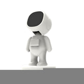 TOPFREE Astronaut Car Bracket Magnetic Adhesive Paste Navigation Car Phone Bracket, White, Black