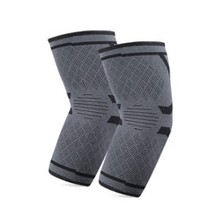 2pcs Fitness Sports Protective Gear Breathable Sweating Sports Elbow Pads, S (Red), M (Red), L (Red), S (Black), M (Black), L (Black), S (Smoke Gray), M (Smoke Gray), L (Smoke Gray)