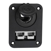 Andersen Panel Large Current Plug With 12V Cigarette Lighter Panel Combination, PA5403