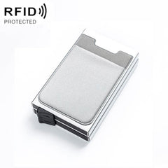 RFID Aluminum Alloy Anti-Degaussing Coin Card Holder, Black, Silver Black, Black Grey, Silver, Black Silver, Black Purple, Silver Purple, Black Red, Silver Red