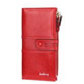 Baellerry Ladies Long Large Capacity Buckle Zip Clutch Multi-Card Wallet, Baellerry Red, Baellerry Black, Baellerry Brown, Baellerry Dark Green, Baellerry let(Pink, Baellerry Sky Blue