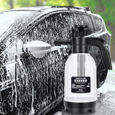 Car Wash Foam Watering Can Household Hand-held Spray Gardening Air Pressure Sprayer, Transparent White