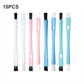 15 PCS Double-ended Cleaning Brush Coffee Maker Grinder Small Bristle Brush, Double-ended Cleaning Brush