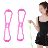 Fitness Weight Loss Muscle Training Stretching Multi-purpose Puller, Style: Single Hole (Pink), Single Hole (Pink), Single Hole (Green), Single Hole (Blue), Double Hole (Purple), Double Hole (Blue)