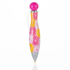 Bowling Style 5D Diamonds Painting Pens Single Head Point Drill Pen, Pink, Black, Rose Red, Blue, Orange, Yellow