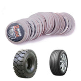 Nirichie 60mm Round Car Tire Repair Patch Tire Repair Cold Patch Film, 60mm Round Car Tire Patch