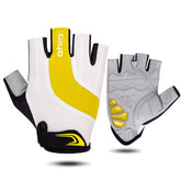 GIYO S-14 Bicycle Half Finger Gloves GEL Shock Absorbing Palm Pad Gloves, XXL