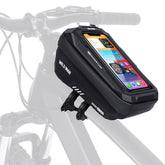 WILD MAN XS2 1L EVA Hard Shell Cycling Rainproof Bicycle Bag, XS2 (Black), XS2 (Black Red)