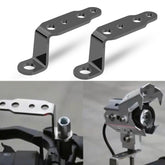 2 PCS Multifunction Motorcycle Modification Accessories Rearview Mirror Lamp Bracket, Black, Blue, Red, Gold, Silver, Orange