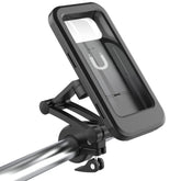 Bicycle Mobile Phone Holder Mountain Bike Waterproof Bag, Black