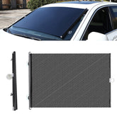 Suction Cup Car Shade Curtain Window Telescopic Roller Blind, Size: 50x125cm Silver Laser, 40x125cm Black Mesh, 45x125cm Silver Lyser, 40x60cm Silver Lyser, 40x125cm Silver Lyser, 50x125cm Silver Laser