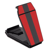 Mobile Phone Tablet Car Holder Suction Cup Instrument Fixed Bracket, Red Leather Pattern, Black Carbon Fiber