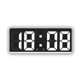 LED Bedside Alarm Clock Battery Plug-In Dual-Purpose Clock, 6628 White, 6628 Blue, 6628 Orange