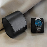 PU Leather Watch Protective Dustproof Display Box Portable Storage Box, 1 Slots