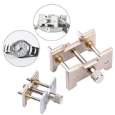 2 In 1 Watch Movement Holder Clip Base Metal Multi Function Vise Clamp, Random Color Delivery, 2 In 1 Watch Movement Holder
