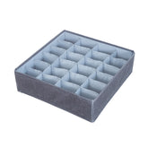 Foldable Drawer Clothes Storage Box, Spec:, 24 Grids (Gray), 24 Grids (Linen), 24 Grids (Red), 24 Grids (Green), 7 Grids (Gray), 7 Grids (Linen), 7 Grids (Red), 7 Grids (Green), 8 Grids (Gray), 8 Grids (Linen), 8 Grids (Red), 8 Grids (Green)