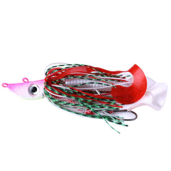 HENGJIA JIG Fish Head Beard Lead Hook, 20G, 40G, 60G, 80G