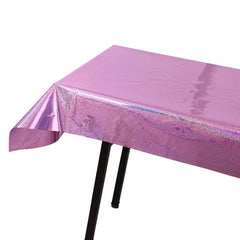 Birthday Party Foil Laser Tablecloth Wedding Decoration Supplies, Foil Laser Pink, Foil Laser Red, Foil Laser Light Blue, Foil Laser Rose Gold, Foil Laser Gold, Foil Laser Dark Blu, Foil Laser Purple, Foil Laser Silver, Foil Laser Rose Red