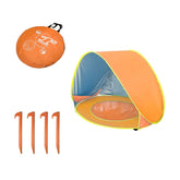 Baby Beach Tent With Pool Portable Foldable Sunshelter, Orange, Pink, Pink Stripe, Shark Gray, Shark Yellow, Whale Blue, Whale Pink